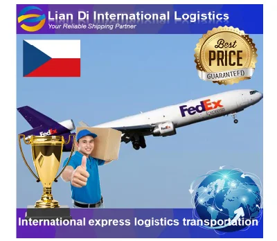 Serviço internacional de entrega expressa FedEx Express da China para a República Tcheca