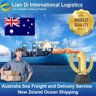 Frete marítimo, contêiner de transporte e serviço de entrega da China para a Austrália